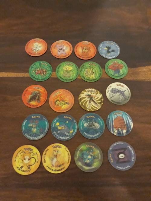 Pokemon 3D TAZZOS Lot x20 - all for One Bid!