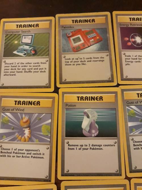 Pokemon Trainer cards x14
