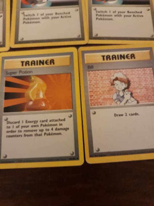 Pokemon Trainer cards x14