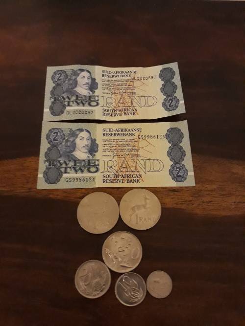 A Stunning Lot of SA Notes and Coins in EXCELLENT Condition!
