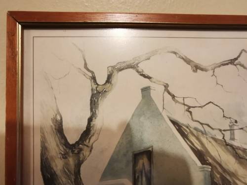 Jonkerhuis on Spier Wine Estate 1984 (43cmx31cm)