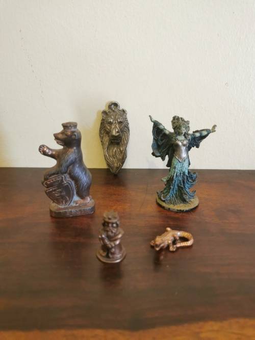 A Vintage Metal Figurine Lot