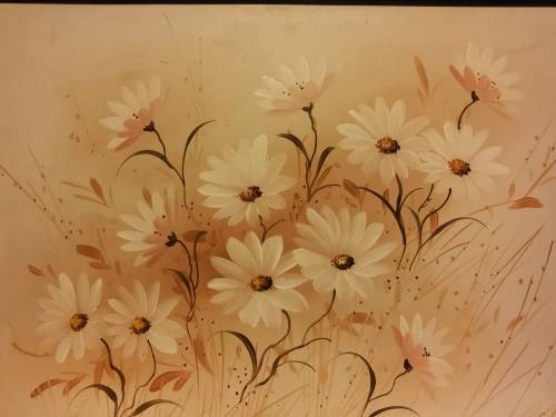 Original C Brown Painting - Lovely Brush Strokes (68x53cm)
