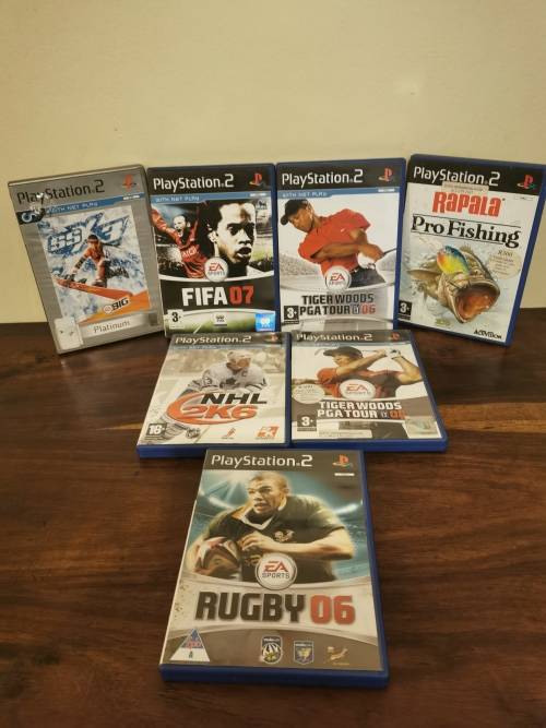 PS2 Sports Games x7 for One Bid