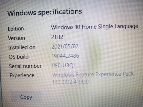 Lenovo Core i5 Laptop - Specs are in the Pics