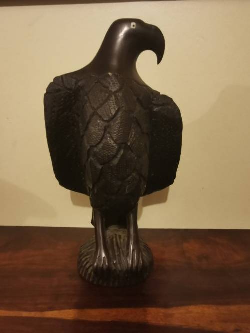 Beautiful Large Hand-carved Eagle from Wood