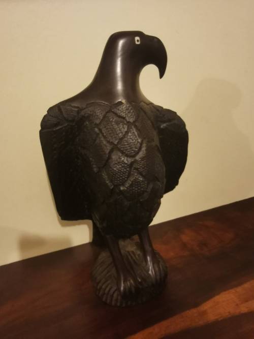 Beautiful Large Hand-carved Eagle from Wood