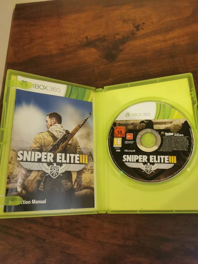 Sniper Elite 3 on Xbox 360 with Booklet
