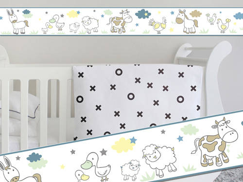 Farm Border Vinyl Wall Art Sticker Decal Vinyl Tattoo Decor