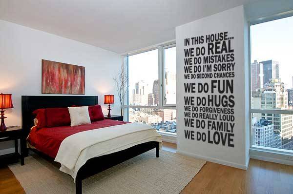 House of Love Vinyl Wall Art Sticker Decal Vinyl Tattoo