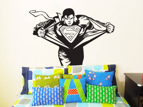 LARGE superman vinyl Wall Art Sticker Decal Vinyl Tattoo Decor