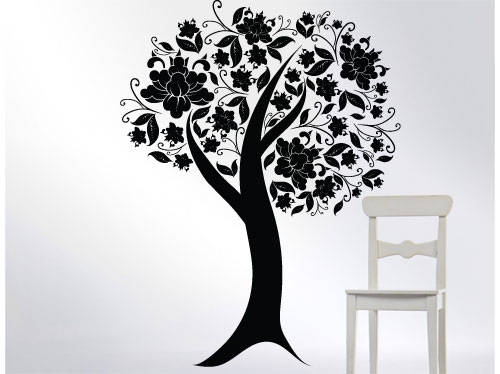 NEW!! Ornamental tree  Vinyl Wall Art Sticker Decal Vinyl Tattoo Decor