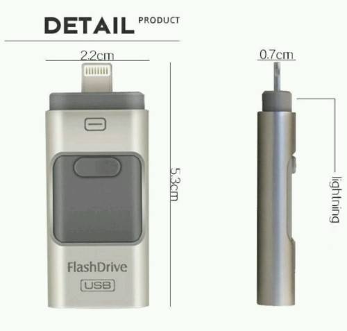 2 in 1 64GB OTG for phone and PC.Apple/Android Compatible