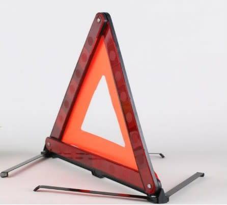 Auto Triangle Reflective Emergency Fault Safety Tripod Stop Parking Signs Folded