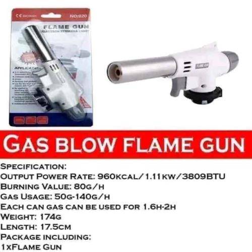 Gas Blow Flame Gun Butane Auto Ignition Jet Burner Welding Torch RS
