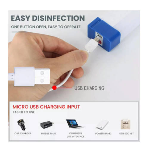 70Cm Led Lithium Battery Light Usb Rechargeable Magnetic Light