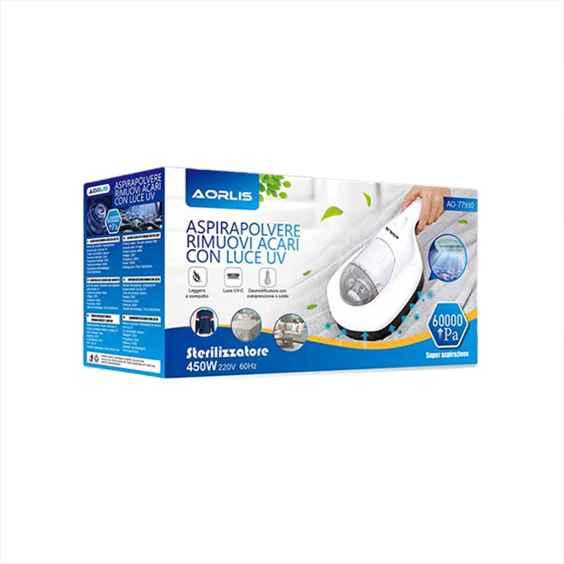 Anti-Dust Mite Vacuum Cleaner Uv Disinfection Steamer Cleaner