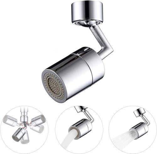 For Kitchen Bathroom Sink Splashproof Filtered Faucet 720 Swivel Outlet Faucet