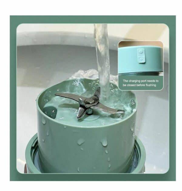 Portable Rechargeable Handheld Juice Blender Cup With Straw 500Ml