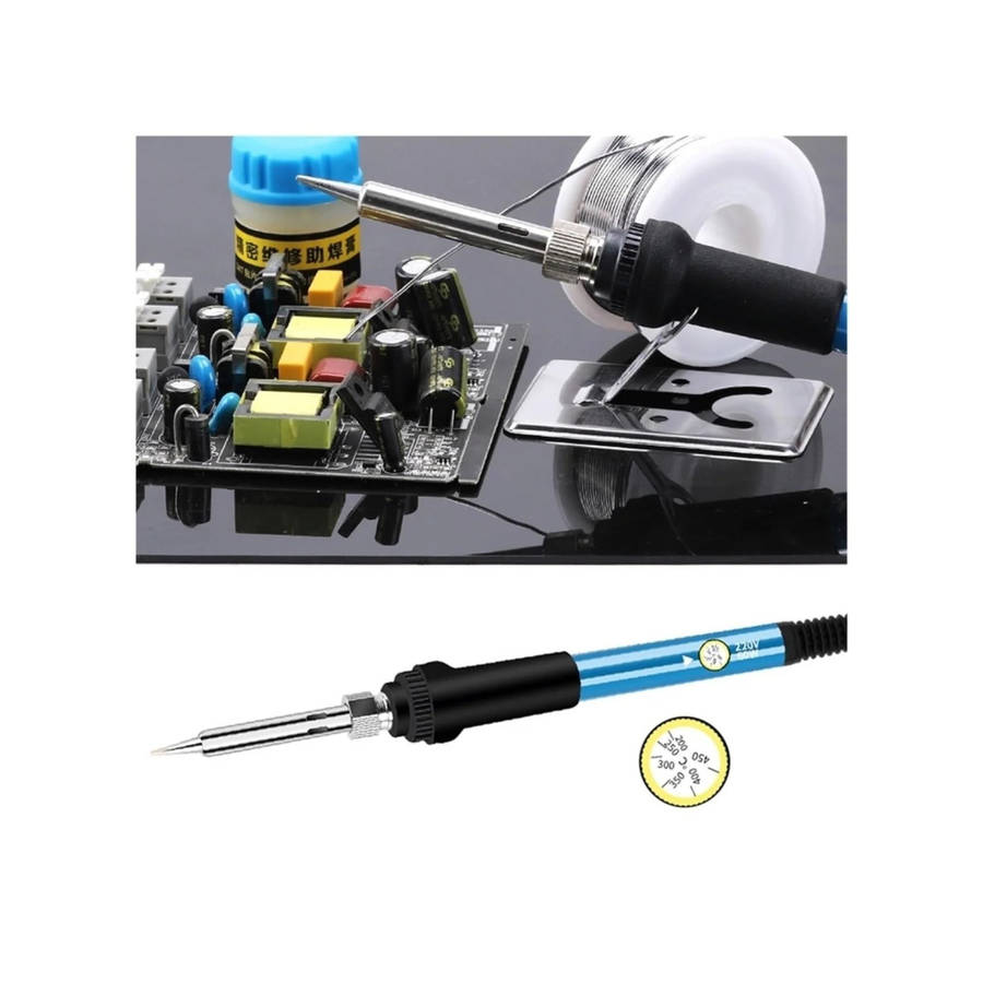 Convenient Soldering Iron Temperature Is Adjustable, Soldering Iron Rework Station Kit Handle Hot Pe