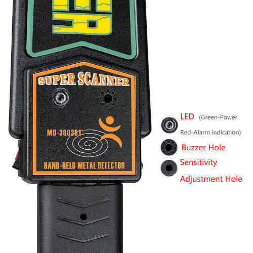 High Sensitivity Portable Handheld Metal Detector Super Scanner Security Stick High Sensitivity