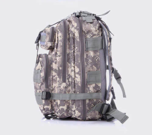 Large Space Backpack Military Tactical Sports Backpack Outdoor Travel Camping (Color Random)