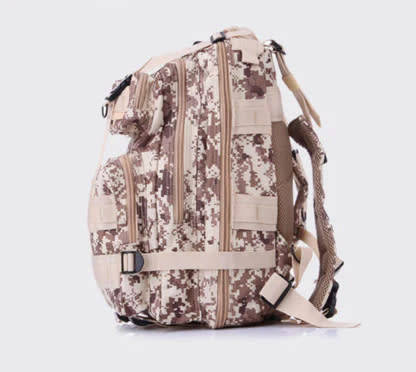 Large Space Backpack Military Tactical Sports Backpack Outdoor Travel Camping (Color Random)