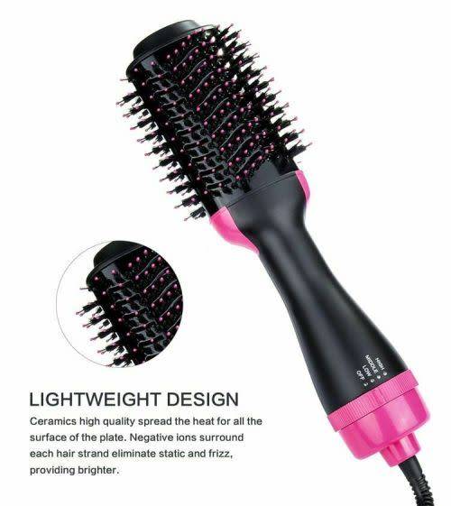Super Easy To Use Magical Three-In-One Hair Brush Hot Air Hair Dryer Volumizer Hair Dryer Hair Strai