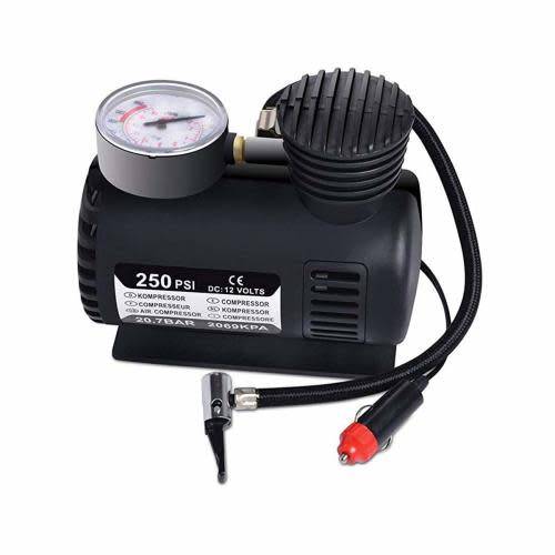 Portable 12V 250 PSI Electric Car Tire Air Compressor
