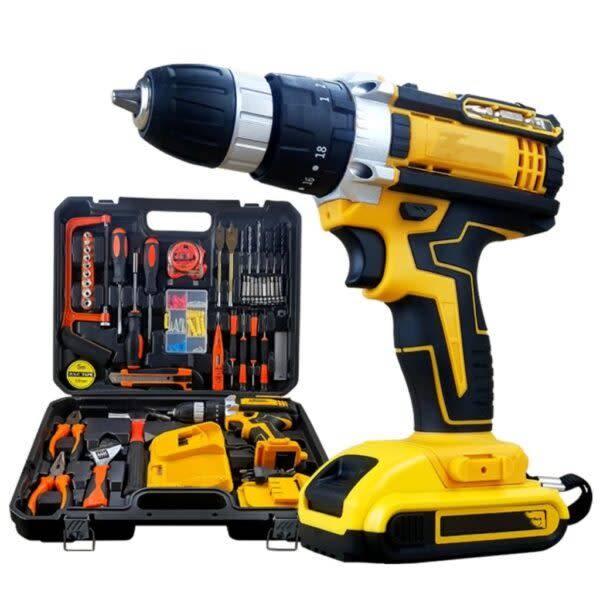 Portable Cordless Drill Kit 25V 7500mah