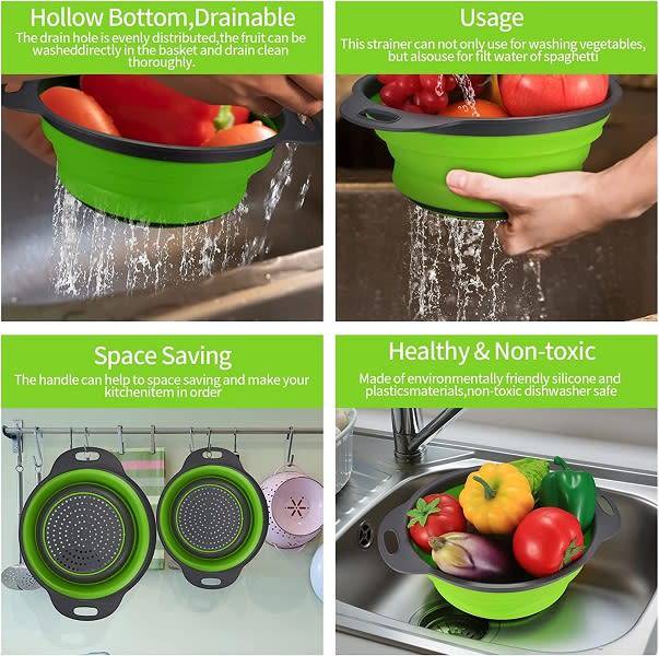 Durable And Convenient Foldable Filter Basket 2 Pieces