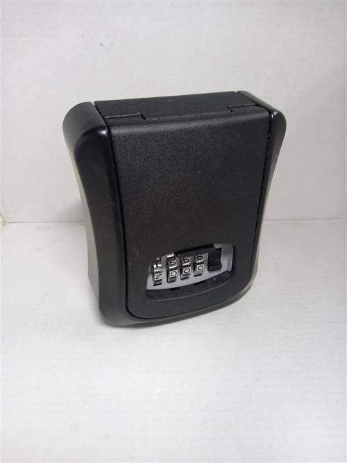 Key storage lock box with 4 digit combination - Black