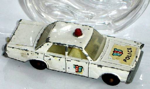 Matchbox Lesney #55/59 Ford Galaxie Police Car.