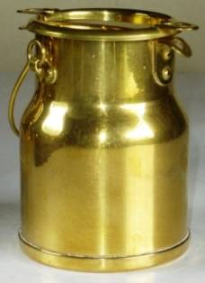 Miniature Brass Milk Can in very good condition.