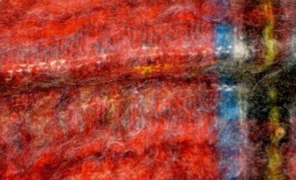 Vintage Royal Stewart Mohair Shawl.  Scottish     Craig-Na-Creidhe.