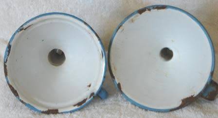 Vintage Enamelware Funnels