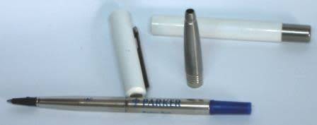 Parker Rollerball Pens (5 of)   with advertising on them.