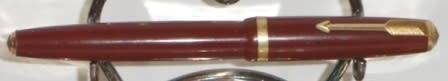 Parker Duofold Fountain Pen.  Anchor in Circle Trade Mark Color Brown.