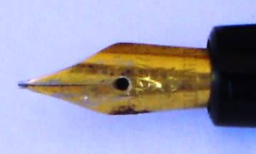 Parker Popular Fountain Pen.  Red/Brown color.  (Olsen Period)