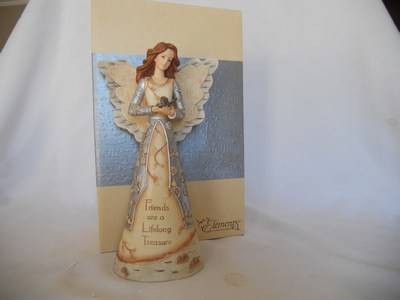 Angel - 9" - "Friends are a lifeling treasure" - Elements Angel Range