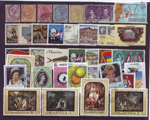 MAURITIUS Collection Starting 1850's Queen Elizabeth, Sold As Per Scan