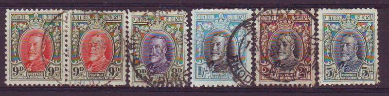 Southern Rhodesia Stamps Including 5 Shilling