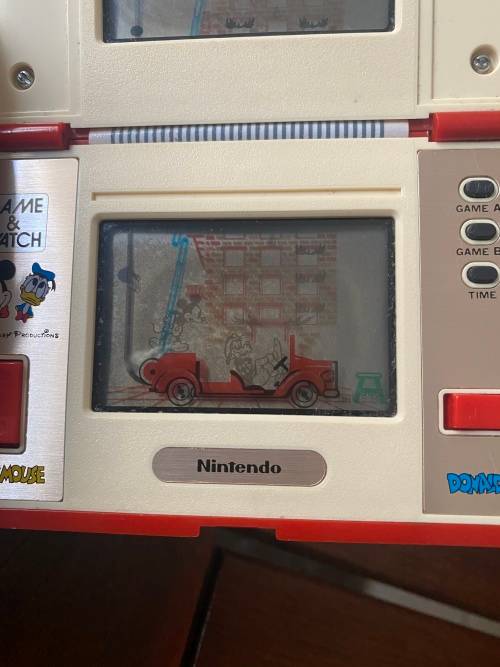 NINTENDO GAME & WATCH - MICKEY & DONALD - IN ORIGINAL BOX WITH MANUALS