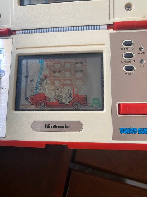 NINTENDO GAME & WATCH - MICKEY & DONALD - IN ORIGINAL BOX WITH MANUALS