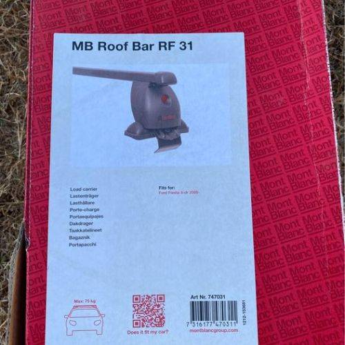 MONT BLANC ROOF BARS FOR FORD FIESTA - BRAND NEW