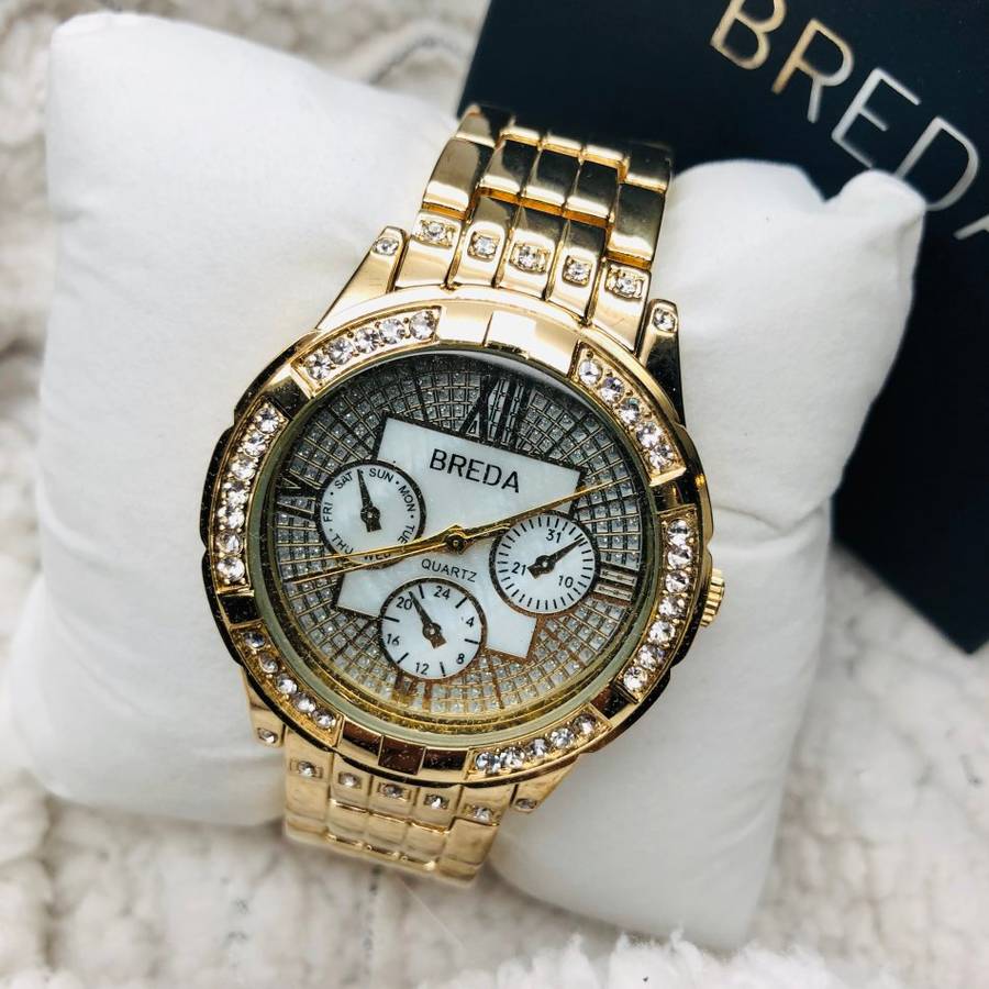**BREDA Timepieces U.S.A.** Chiffon Rhinestone Ladies Watch BRAND NEW, BOXED, HOT!! EXCLUSIVE