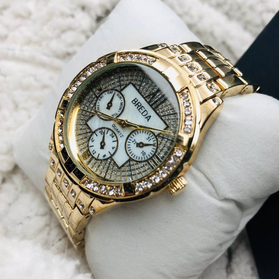 **BREDA Timepieces U.S.A.** Chiffon Rhinestone Ladies Watch BRAND NEW, BOXED, HOT!! EXCLUSIVE