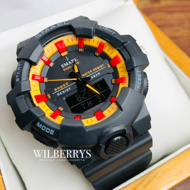 SMAEL Shock Proof Bullseye Watch 5ATM WATER RESISTANT **BRAND NEW**