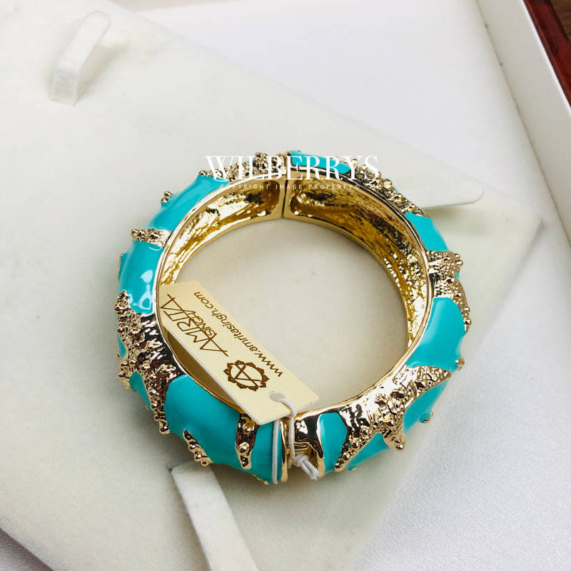 last 1! Must see! Retail: R2,000.00 AMRITA NEW YORK Bali Enamel Cuff Turquoise Cuff