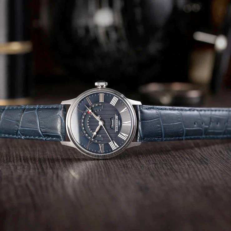 Retail: R8,200.00 Thomas Earnshaw British Grande Date Leather Watch GENUINE, BRAND NEW